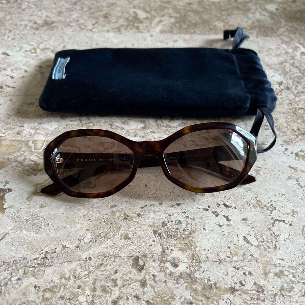 BARELY USED Prada Brown Sunglasses